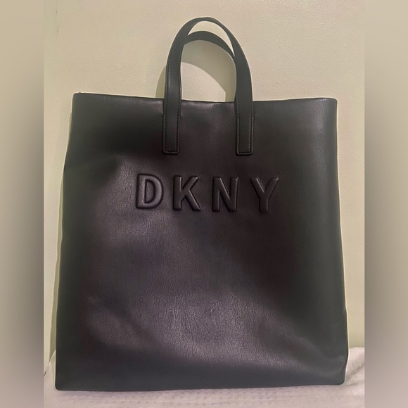 dkny black tilly tote bag